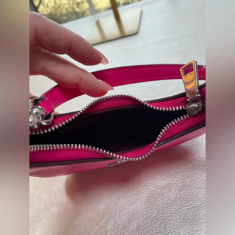 Coach NWOT Mini Twisted Teri Bag in Dragon Fruit 🐉 - Picture 14 of 17